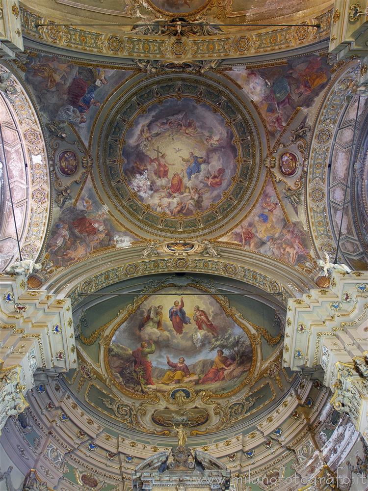 Fagnano Olona (Varese, Italy) - Vault of the apse and of the crossing of the Church of San Gaudenzio